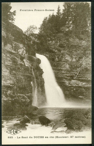 Le Saut du Doubs en été