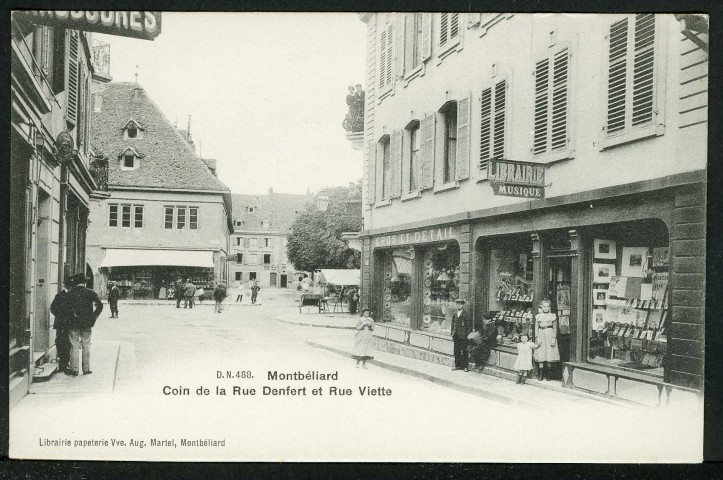 Coin de la rue Denfert et rue Viette