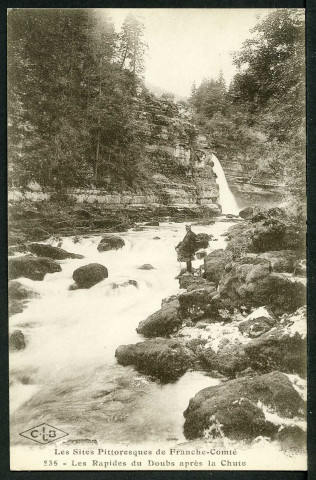 Les rapides du Doubs après la chute