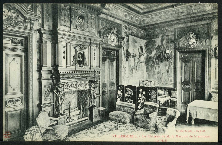 Le hall du château