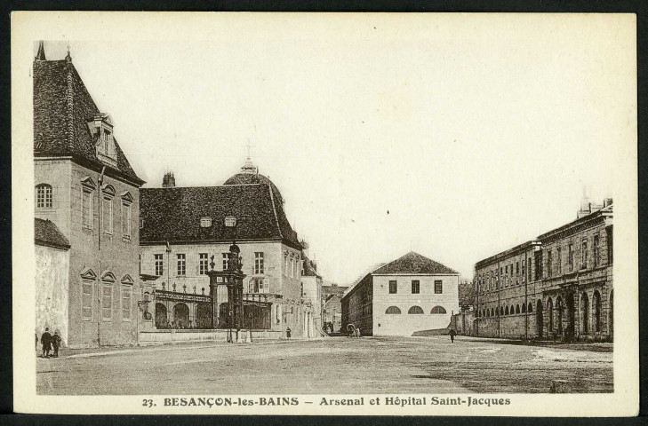 Vue générale de l'hôpital Saint-Jacques