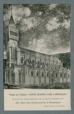 Projet de l'église Sainte Jeanne d'Arc