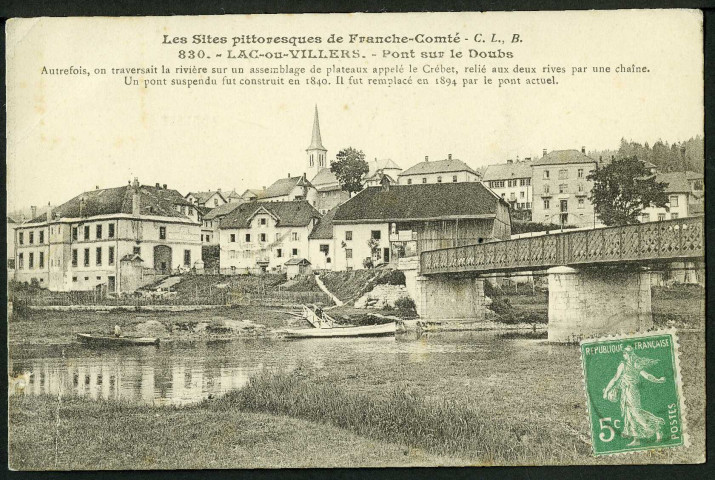 Le pont sur le Doubs