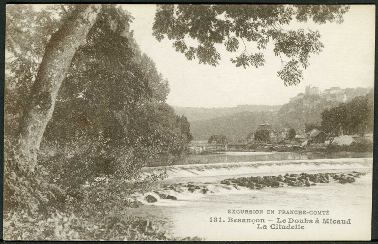 Le Doubs à Micaud, la citadelle