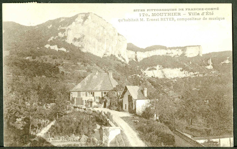 Habitation d'été de M. Reyer, compositeur de musique