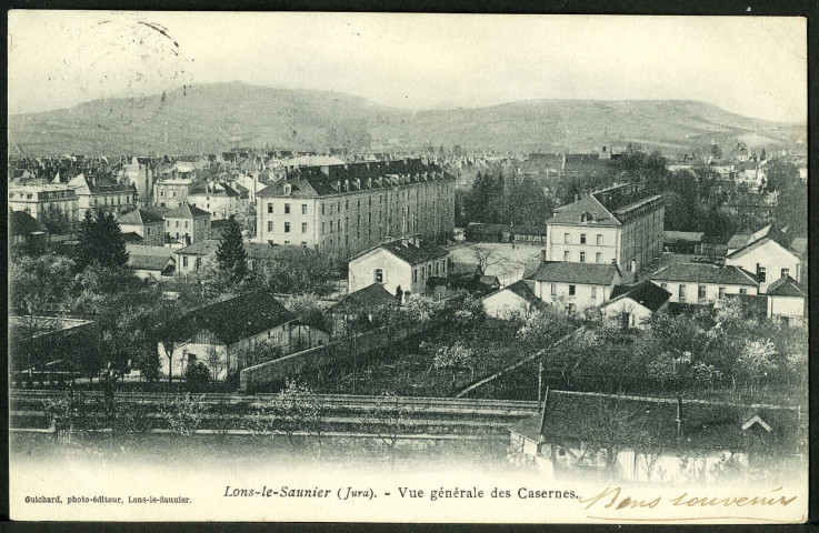 Vue générale des casernes