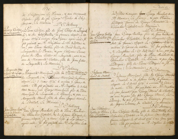 B 1776-1792 (protestants)