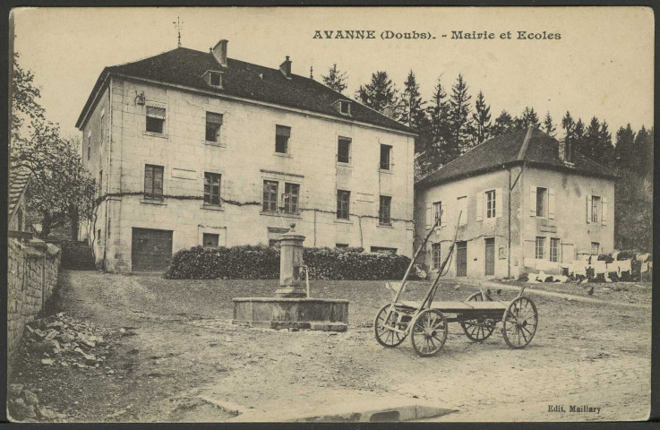 La mairie et l'école