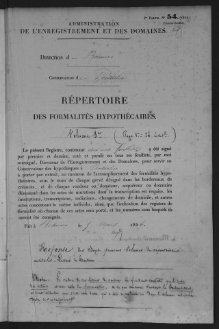 Volumes n° 1 à 7