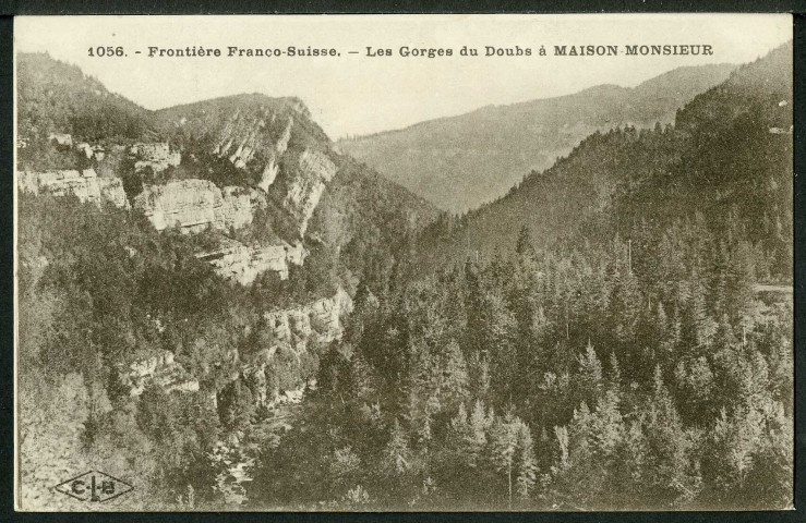 Les gorges du Doubs à Maison Monsieur