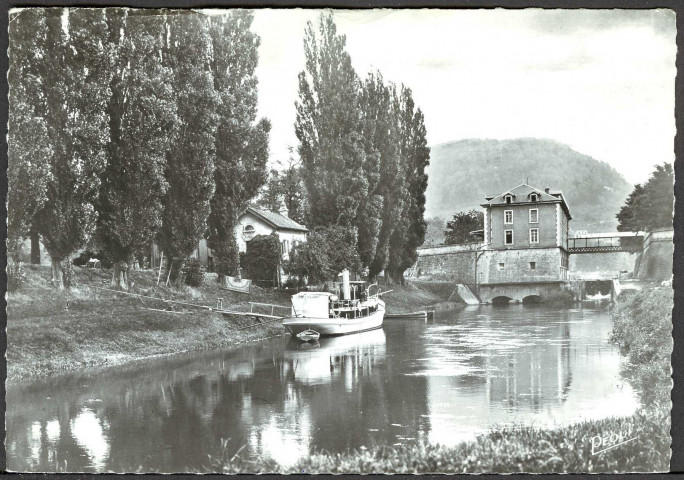 Le canal et moulin Saint-Paul
