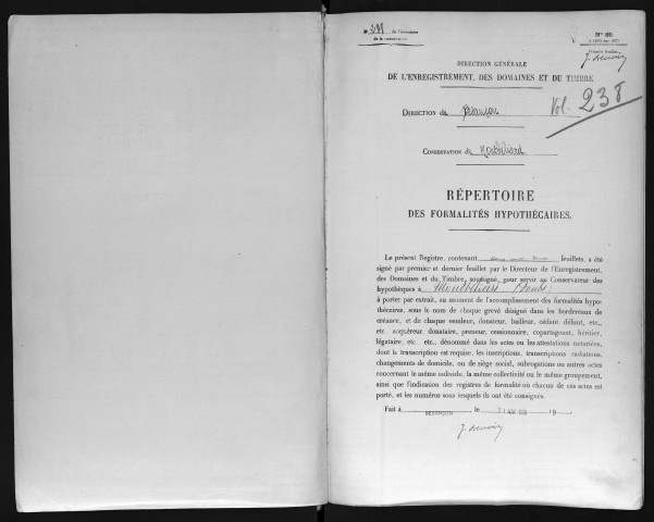 Volume n° 238