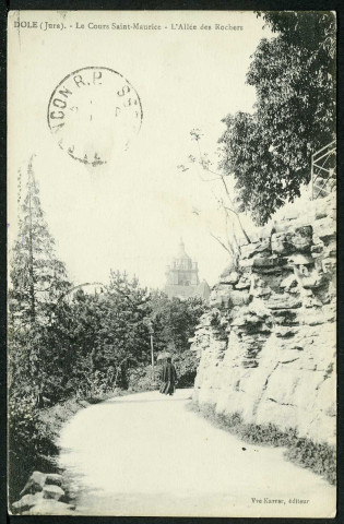 Le cours Saint-Maurice, l'allée des Rochers