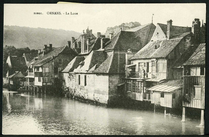 Vielles maisons sur la Loue