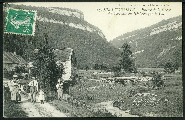 Entrée de la gorge des Cascades du Hérisson