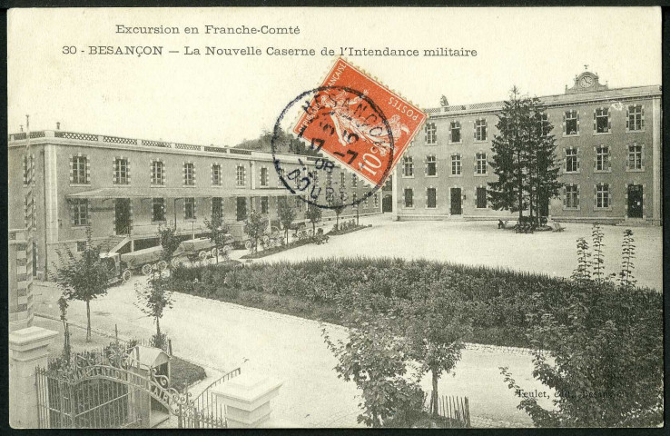 Vue des casernes et de la manutention