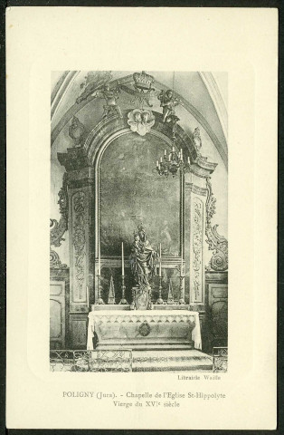 Chapelle de l'église Saint-Hippolyte, Vierge du XVIe siècle