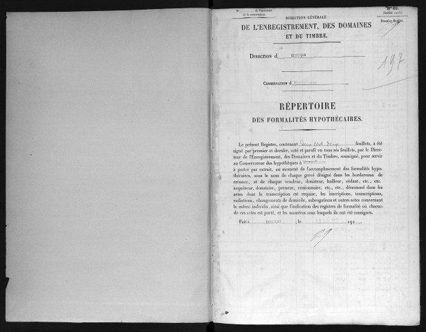 Volume n° 197