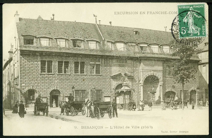 Vue de l'hôtel de ville, XVIe s.
