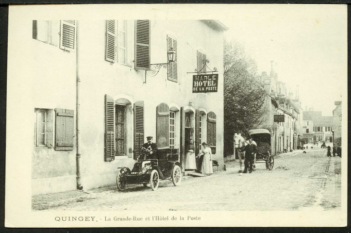 Grande rue et hôtel de la Poste