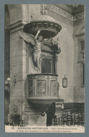 La chaire et chapelle du Sacré-Coeur