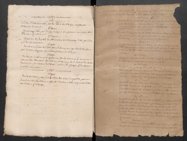 Minutes et répertoire