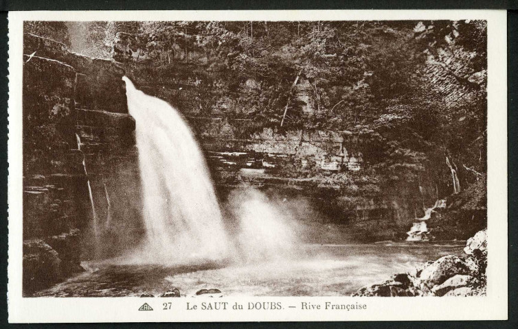 Le Saut du Doubs. Rive Française