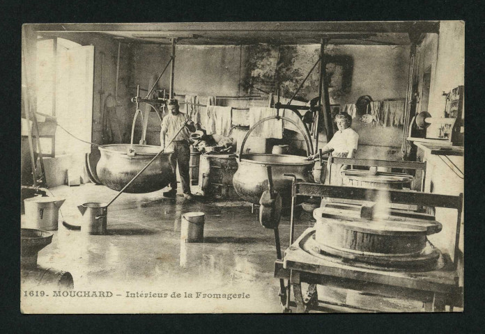 Intérieur de la fromagerie