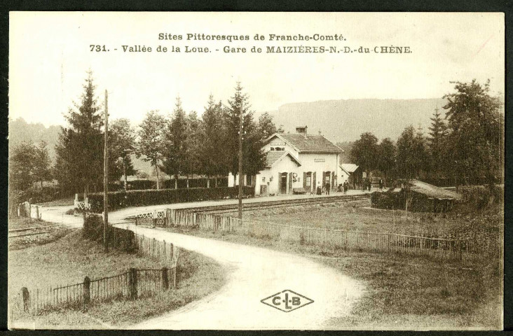 Gare de Maizières. Notre-Dame du Chêne