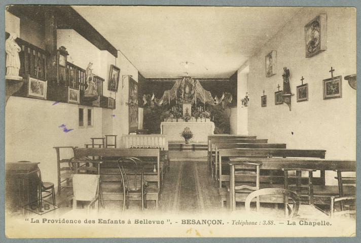 La providence des enfants à Bellevue, la chapelle