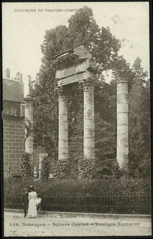 Vue du square archéologique Castan