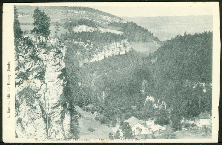 Vue prise du col des Roches
