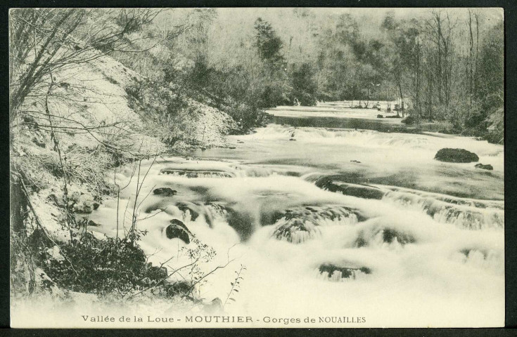 Rapides dans les gorges de Nouailles