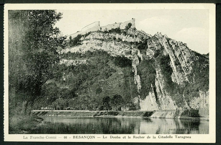 Le Doubs et le rocher de la citadelle