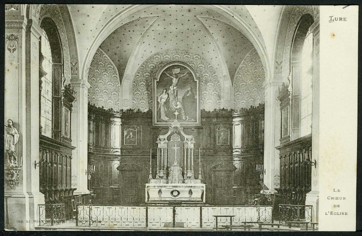 Le chœur de l'église
