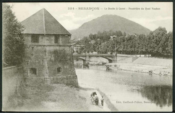 Le Doubs à Canot, poudrière du quai Vauban