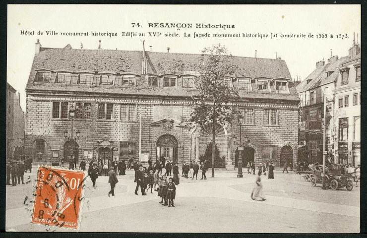 Vue de l'hôtel de ville, XVIe s.