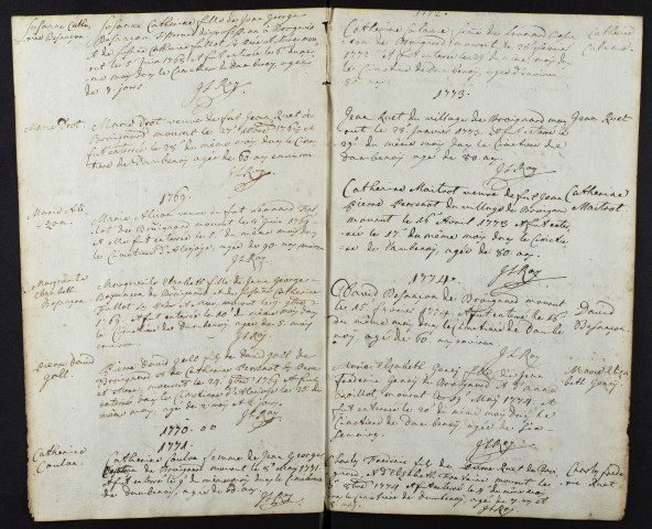 S 1765-1792 (protestants)