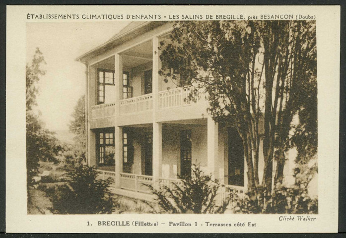 Etablissement climatique d'enfants, Bregille (fillettes), pavillon I