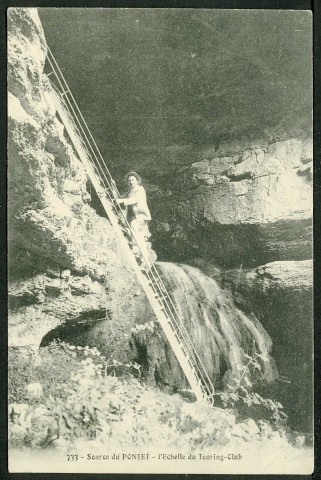 Source du Pontet. L'échelle du Touring-Club