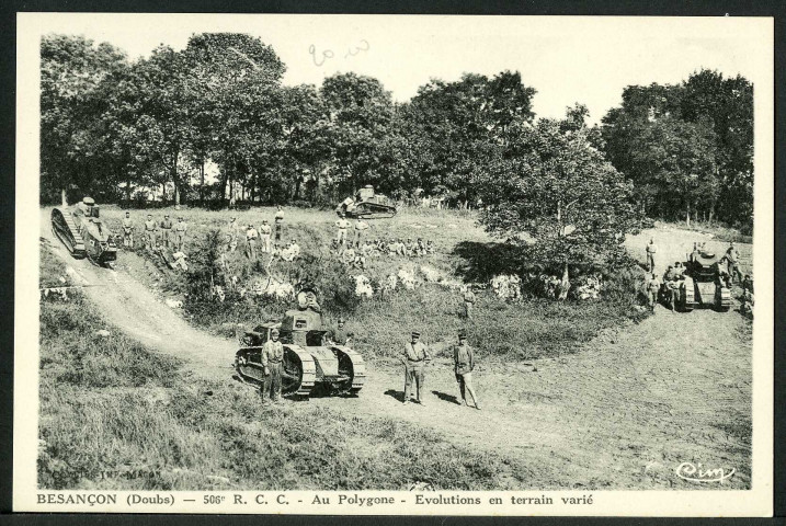 506e régiment, manoeuvre au Polygone