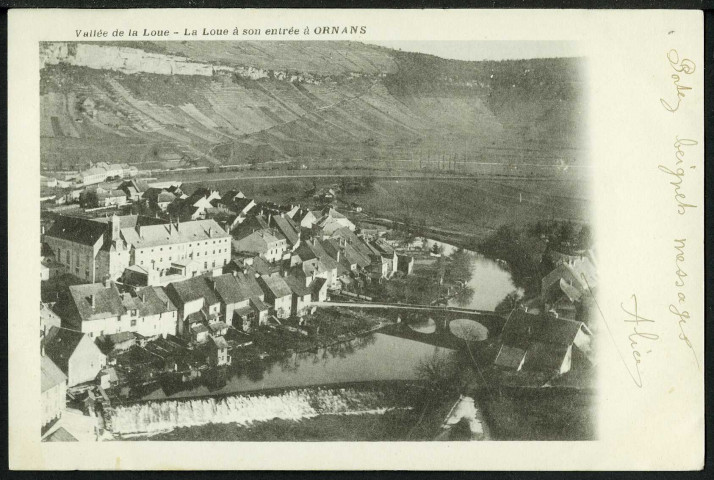 La Loue à son entrée à Ornans