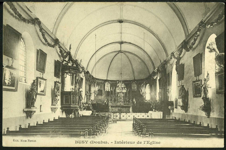 Intérieur de l'église