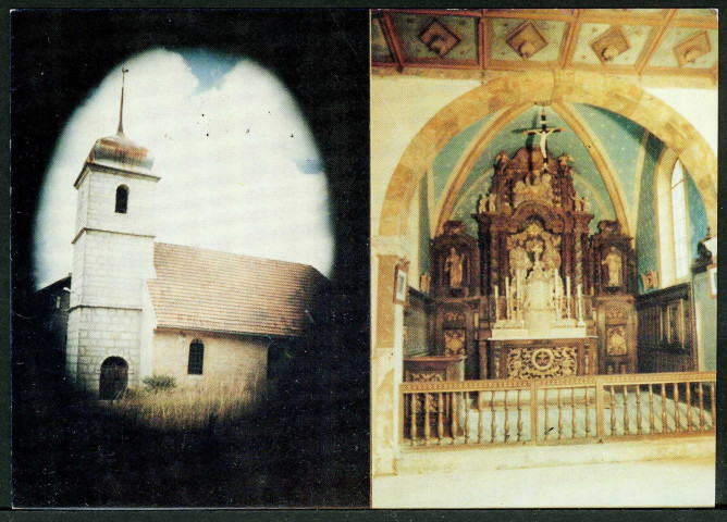 Les Bassots, vue intérieure du maître-autel