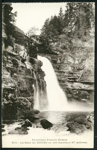 Le Saut du Doubs en été
