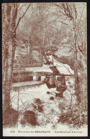 Environs de Besançon. Les sources d'Arcier