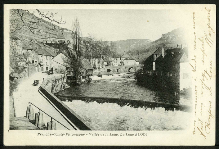 Vallée de la Loue, la Loue à Lods