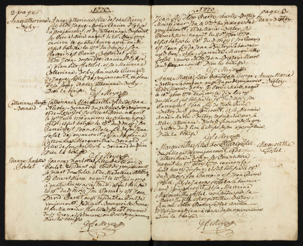 B 1770-1793 (protestants)