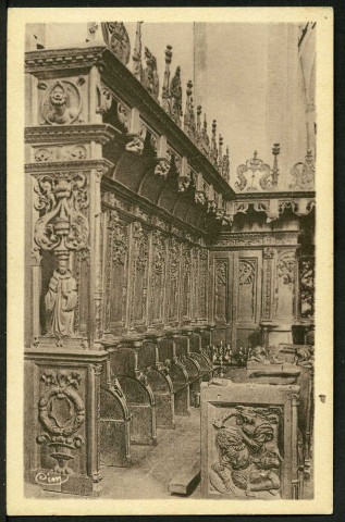 Vue des stalles