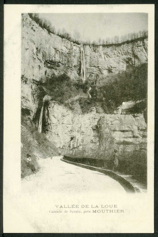 Vallée de la Loue. Cascade du Syratu, près Mouthier